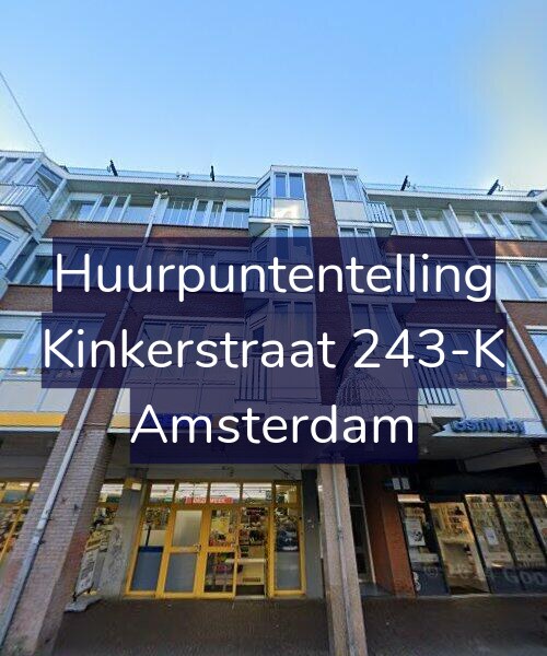 Foto gevel Huurpuntentelling voor Kinkerstraat 243-K, Amsterdam
