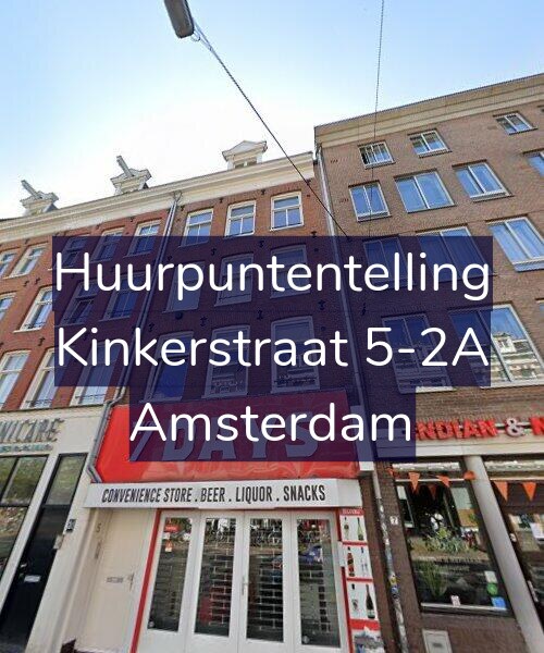 Foto gevel Huurpuntentelling voor Kinkerstraat 5-2A, Amsterdam
