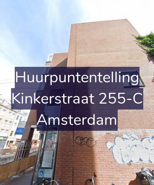 Foto gevel Huurpuntentelling voor Kinkerstraat 255-C, Amsterdam