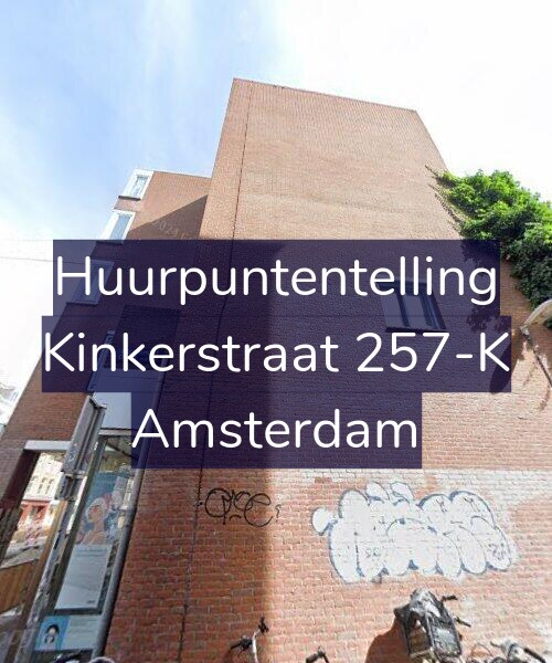 Foto gevel Huurpuntentelling voor Kinkerstraat 257-K, Amsterdam