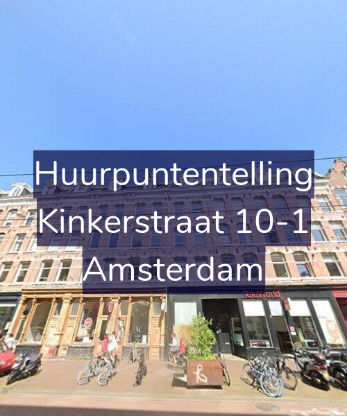 Foto gevel Huurpuntentelling voor Kinkerstraat 10-1, Amsterdam