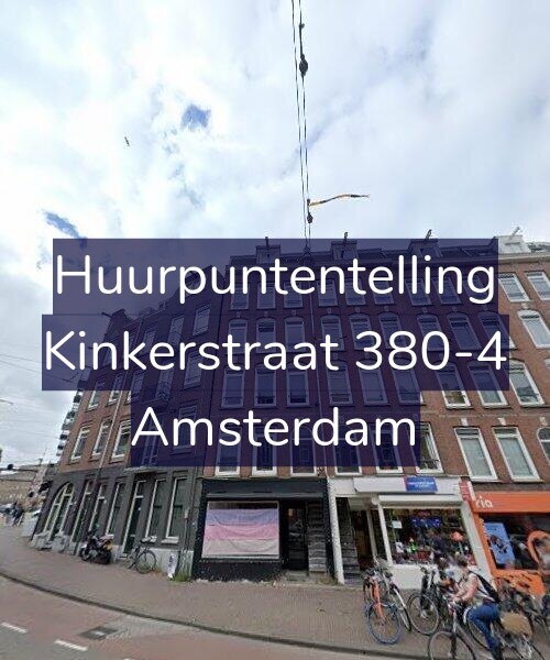 Foto gevel Huurpuntentelling voor Kinkerstraat 380-4, Amsterdam