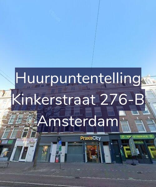 Foto gevel Huurpuntentelling voor Kinkerstraat 276-B, Amsterdam