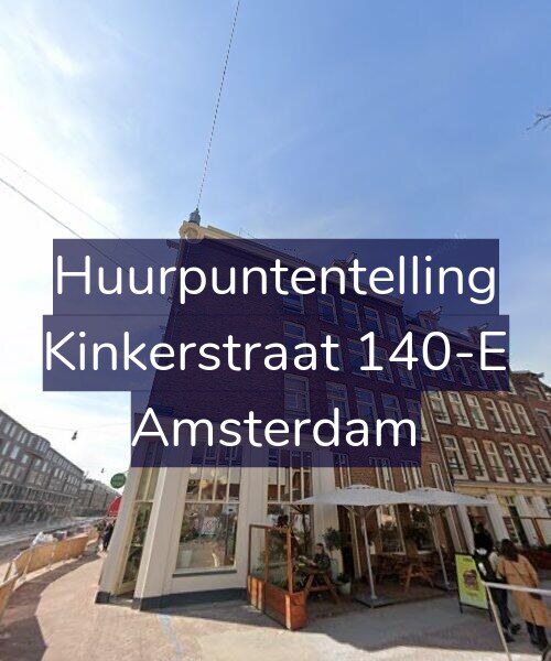 Foto gevel Huurpuntentelling voor Kinkerstraat 140-E, Amsterdam