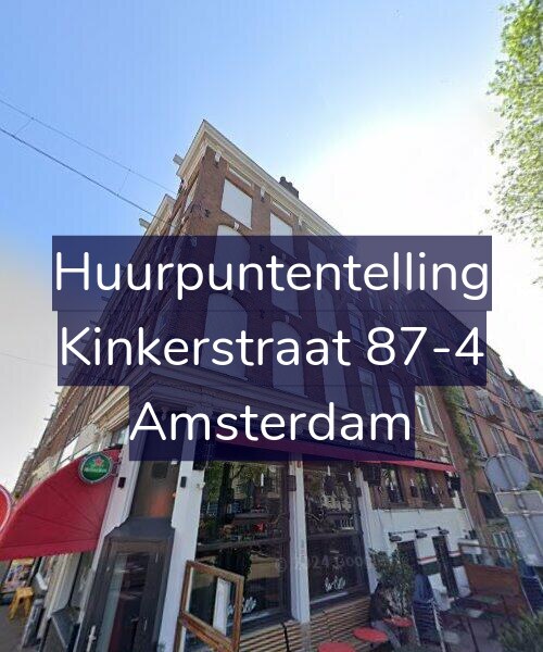 Foto gevel Huurpuntentelling voor Kinkerstraat 87-4, Amsterdam