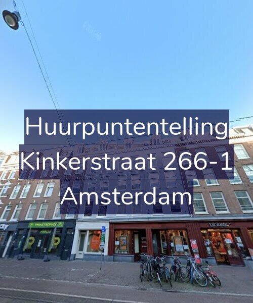 Foto gevel Huurpuntentelling voor Kinkerstraat 266-1, Amsterdam