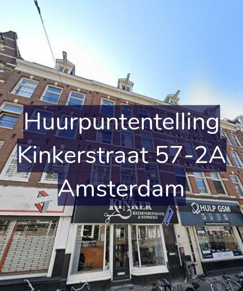 Foto gevel Huurpuntentelling voor Kinkerstraat 57-2A, Amsterdam