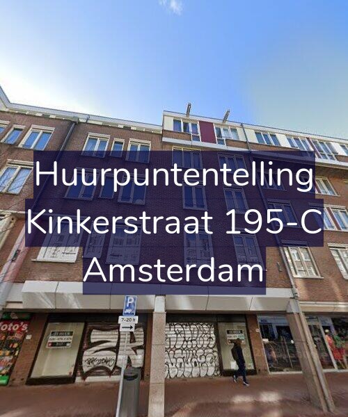 Foto gevel Huurpuntentelling voor Kinkerstraat 195-C, Amsterdam