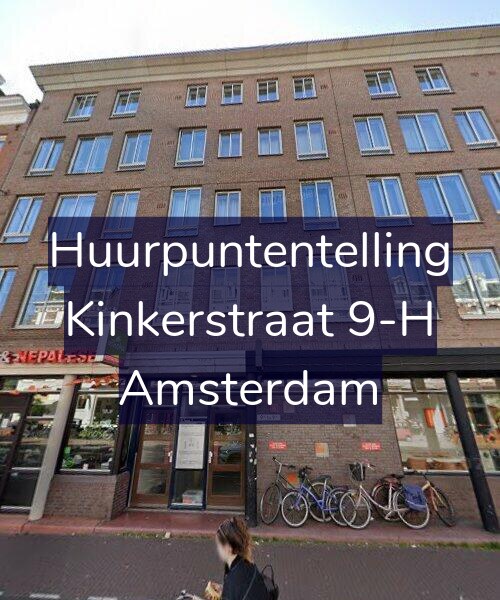 Foto gevel Huurpuntentelling voor Kinkerstraat 9-H, Amsterdam