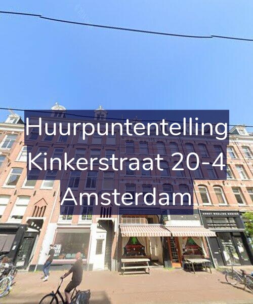 Foto gevel Huurpuntentelling voor Kinkerstraat 20-4, Amsterdam