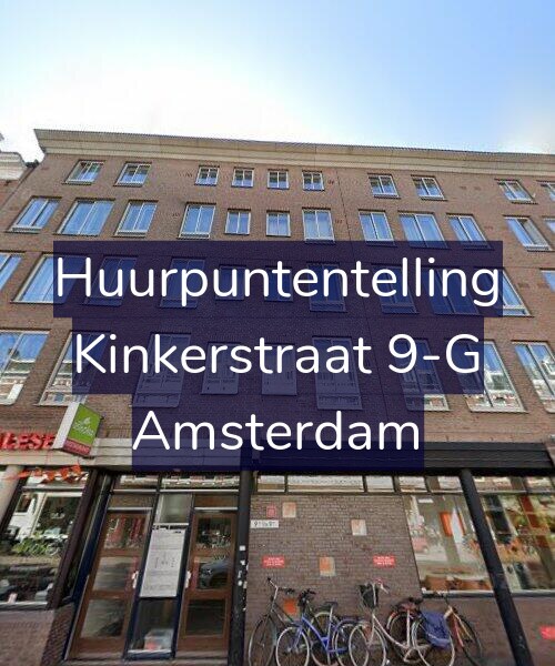 Foto gevel Huurpuntentelling voor Kinkerstraat 9-G, Amsterdam