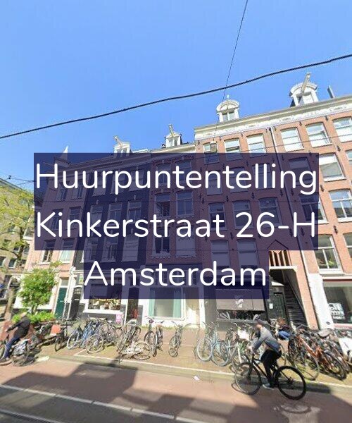 Foto gevel Huurpuntentelling voor Kinkerstraat 26-H, Amsterdam