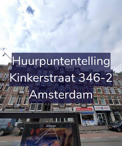 Foto gevel Huurpuntentelling voor Kinkerstraat 346-2, Amsterdam