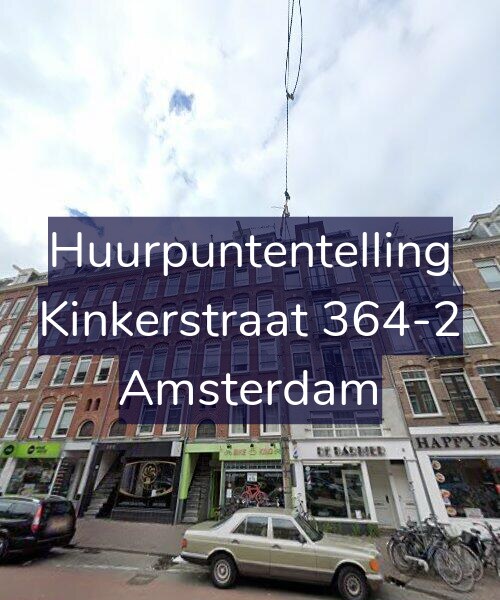 Foto gevel Huurpuntentelling voor Kinkerstraat 364-2, Amsterdam