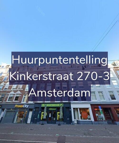 Foto gevel Huurpuntentelling voor Kinkerstraat 270-3, Amsterdam