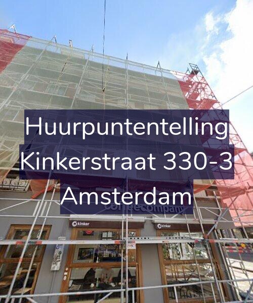 Foto gevel Huurpuntentelling voor Kinkerstraat 330-3, Amsterdam