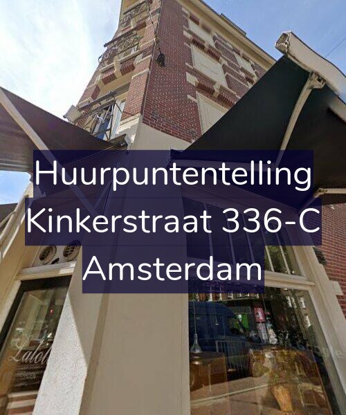 Foto gevel Huurpuntentelling voor Kinkerstraat 336-C, Amsterdam