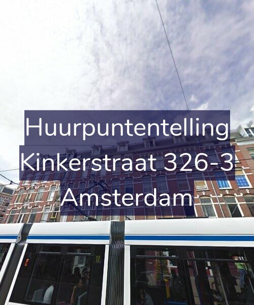 Foto gevel Huurpuntentelling voor Kinkerstraat 326-3, Amsterdam