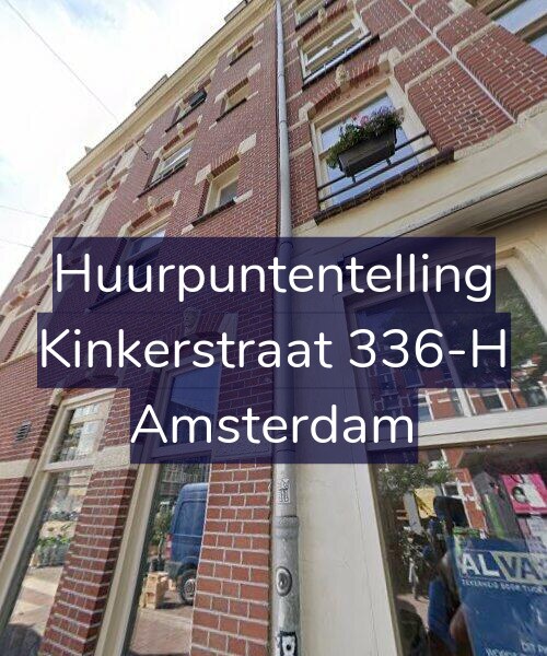 Foto gevel Huurpuntentelling voor Kinkerstraat 336-H, Amsterdam