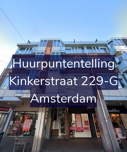 Foto gevel Huurpuntentelling voor Kinkerstraat 229-G, Amsterdam