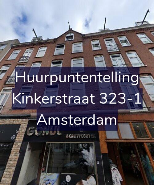 Foto gevel Huurpuntentelling voor Kinkerstraat 323-1, Amsterdam
