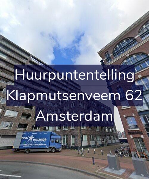 Foto gevel Huurpuntentelling voor Klapmutsenveem 62, Amsterdam