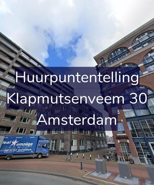 Foto gevel Huurpuntentelling voor Klapmutsenveem 30, Amsterdam