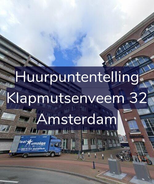 Foto gevel Huurpuntentelling voor Klapmutsenveem 32, Amsterdam