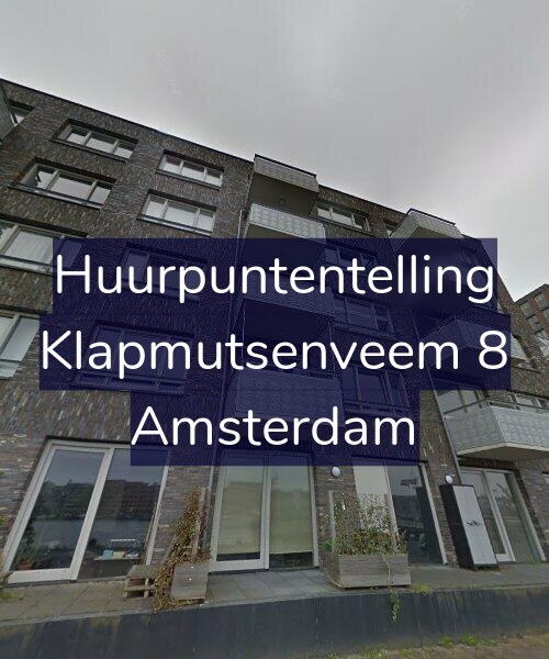 Foto gevel Huurpuntentelling voor Klapmutsenveem 8, Amsterdam