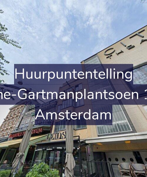 Foto gevel Huurpuntentelling voor Kleine-Gartmanplantsoen 11-2, Amsterdam