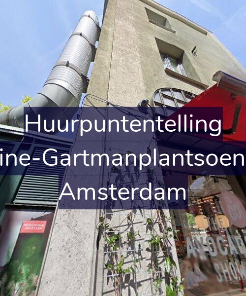 Foto gevel Huurpuntentelling voor Kleine-Gartmanplantsoen 24, Amsterdam