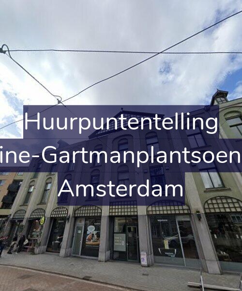 Foto gevel Huurpuntentelling voor Kleine-Gartmanplantsoen 16, Amsterdam