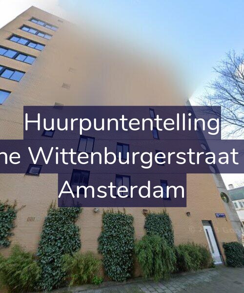 Foto gevel Huurpuntentelling voor Kleine Wittenburgerstraat 239, Amsterdam