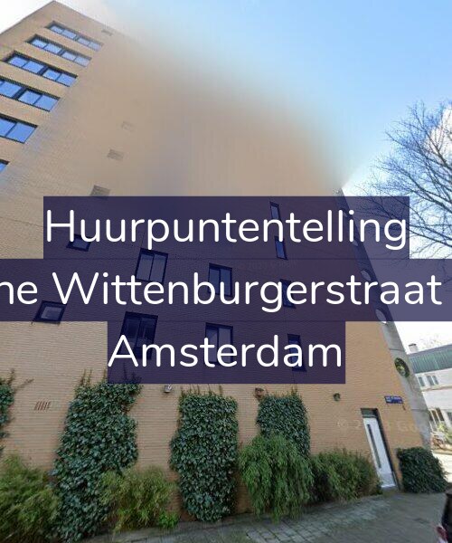 Foto gevel Huurpuntentelling voor Kleine Wittenburgerstraat 241, Amsterdam