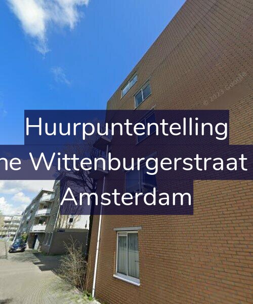 Foto gevel Huurpuntentelling voor Kleine Wittenburgerstraat 317, Amsterdam