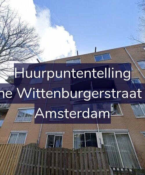 Foto gevel Huurpuntentelling voor Kleine Wittenburgerstraat 351, Amsterdam