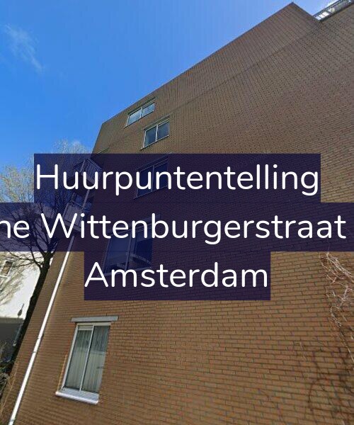 Foto gevel Huurpuntentelling voor Kleine Wittenburgerstraat 321, Amsterdam