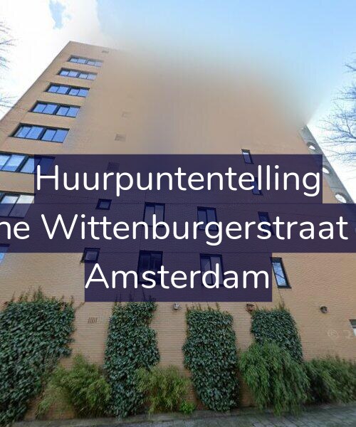 Foto gevel Huurpuntentelling voor Kleine Wittenburgerstraat 225, Amsterdam