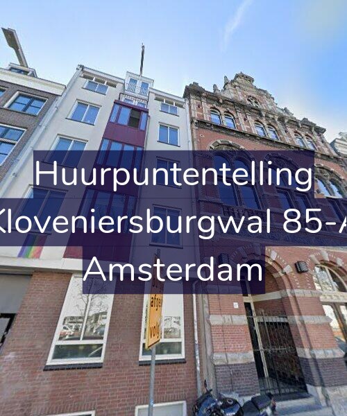 Foto gevel Huurpuntentelling voor Kloveniersburgwal 85-A, Amsterdam