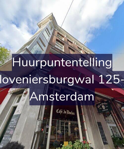 Foto gevel Huurpuntentelling voor Kloveniersburgwal 125-2, Amsterdam
