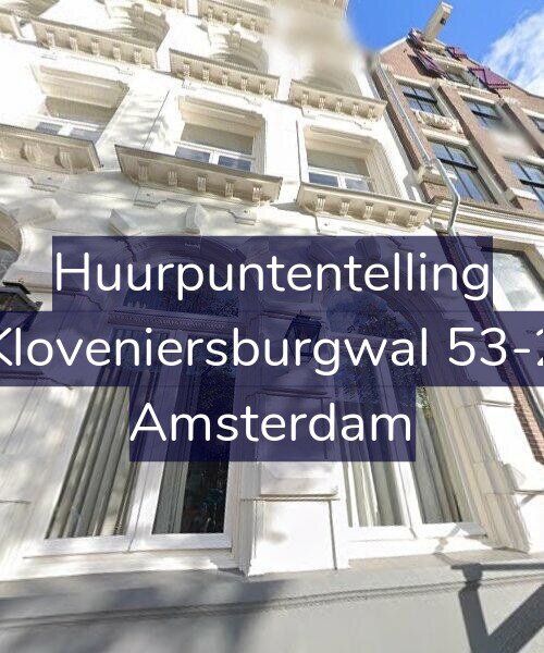 Foto gevel Huurpuntentelling voor Kloveniersburgwal 53-2, Amsterdam