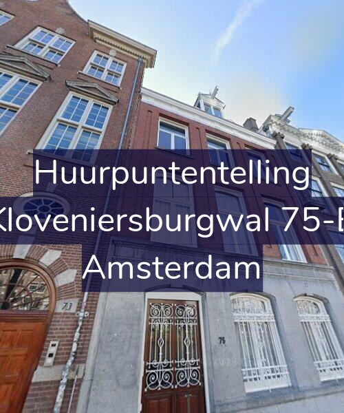 Foto gevel Huurpuntentelling voor Kloveniersburgwal 75-B, Amsterdam