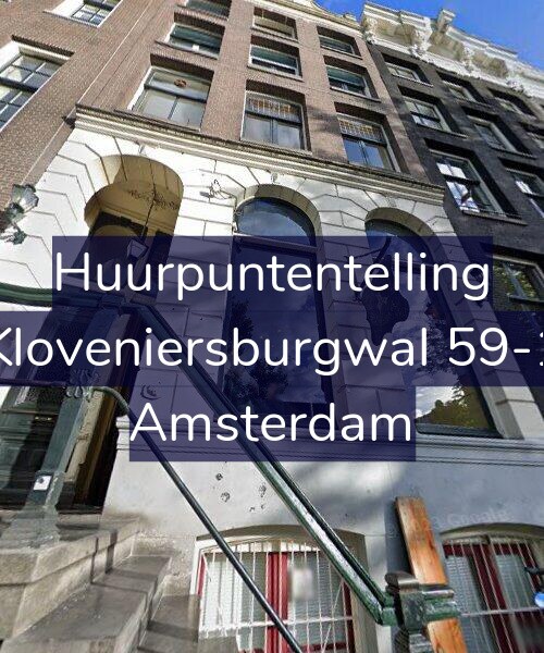 Foto gevel Huurpuntentelling voor Kloveniersburgwal 59-1, Amsterdam