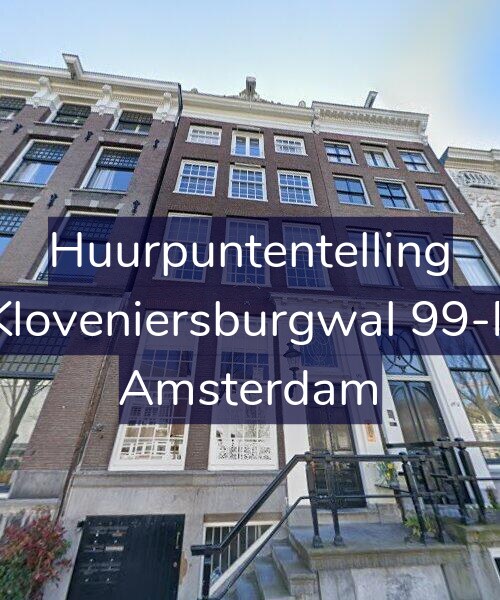 Foto gevel Huurpuntentelling voor Kloveniersburgwal 99-F, Amsterdam