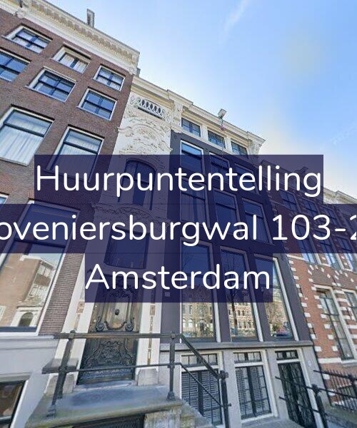 Foto gevel Huurpuntentelling voor Kloveniersburgwal 103-2A, Amsterdam