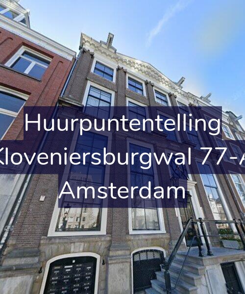 Foto gevel Huurpuntentelling voor Kloveniersburgwal 77-A, Amsterdam
