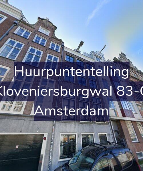 Foto gevel Huurpuntentelling voor Kloveniersburgwal 83-C, Amsterdam