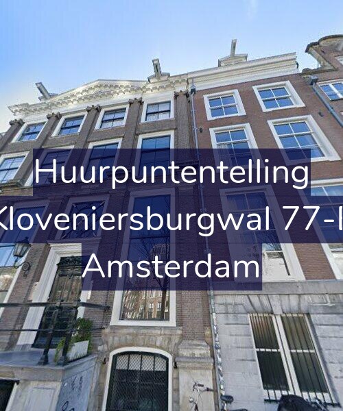 Foto gevel Huurpuntentelling voor Kloveniersburgwal 77-E, Amsterdam