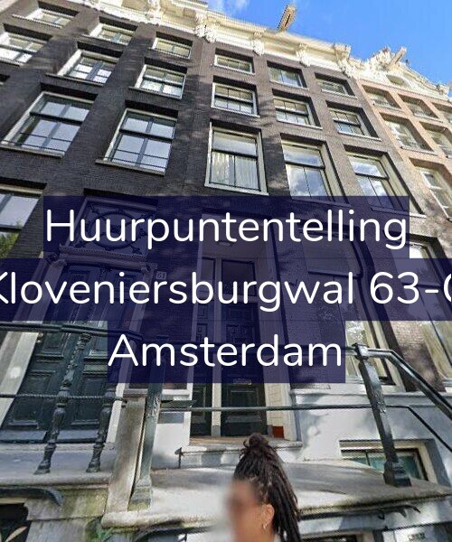 Foto gevel Huurpuntentelling voor Kloveniersburgwal 63-C, Amsterdam