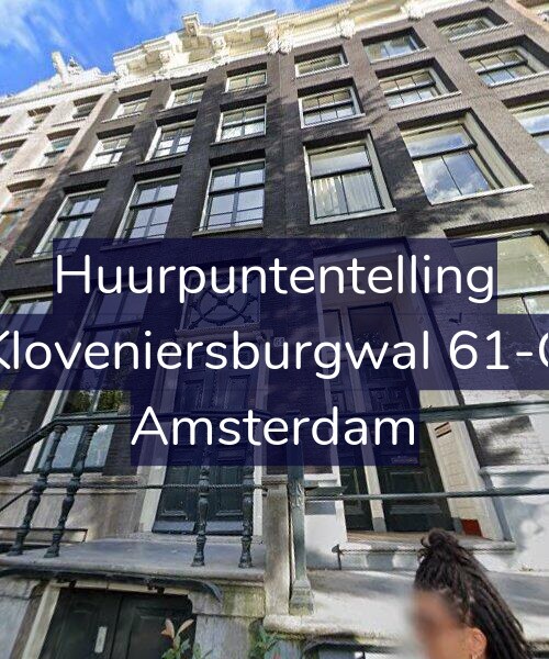 Foto gevel Huurpuntentelling voor Kloveniersburgwal 61-C, Amsterdam